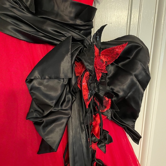 Luxury MICHEL-TELLIN DESIGNER PARIS Gown Worn Once 100%silk Video - Picture 6 of 14